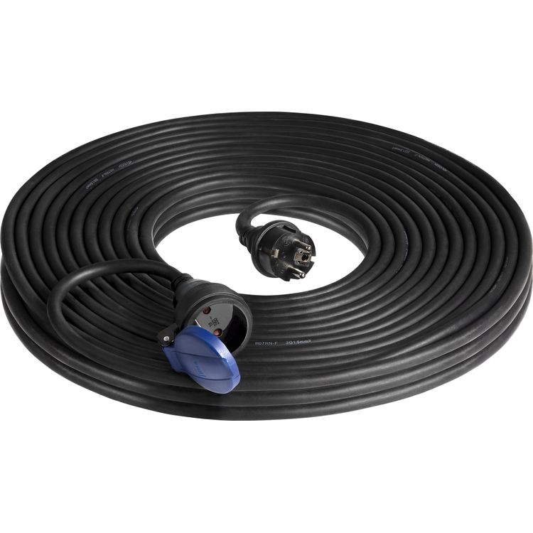 Tootefoto - Orno Pritsmekindel t koja pikenduskaabel IP44, 1x2P+Z 30m, likindel kummikaabel H07RN-F 3x1,5mm?, 230VAC/16A