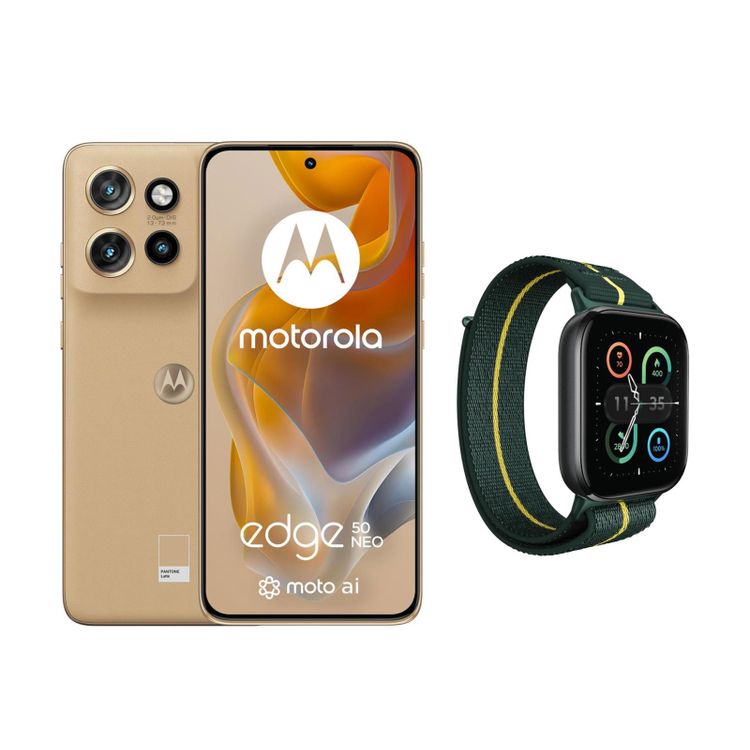 Tootefoto - Motorola edge 50 neo 5G 12/512GB Latte + watch fit