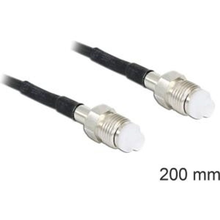 Tootefoto - DeLOCK 88592 koaksiaalkaabel RG-174 0,2 m FME Must