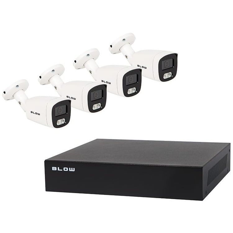 Tootefoto - POE l k 4x5MP 1TB BL-KIE5B4/PoE/1TB 4x torukaamerad 5MP HDD1TB seirekomplekt