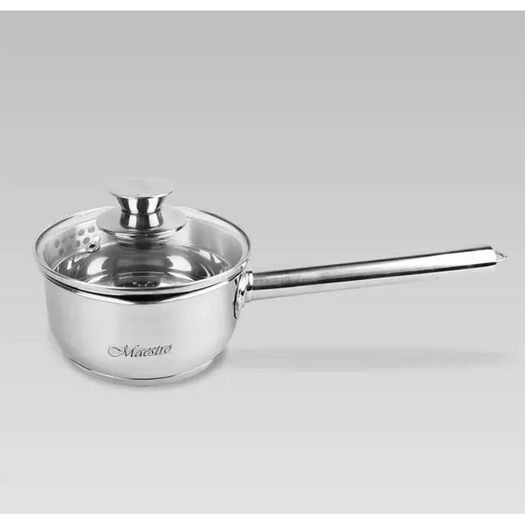 Tootefoto - Maestro terasest kastrul kaanega induktsiooniks, v ike gaas 14cm 1,0L MAESTRO MR-3510-14S