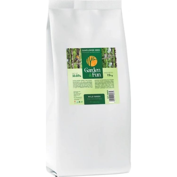 Tootefoto - Garden&Fun Black sunflower seeds 15 kg