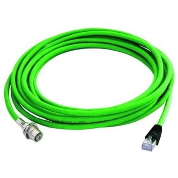 Tootefoto - TELEGRTNER STX M12x1-RJ45 VL X-cod. Kat.6A, CS01CP05B-SFTP2607C7-1PUR-A0100, 1 m