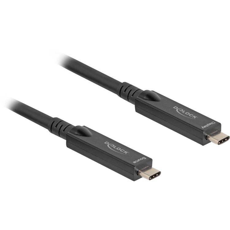 Tootefoto - Delock Aktives Optisches USB-C 8K Video+ Daten+ PD Kabel 15 m (84258)
