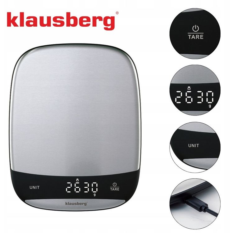 Tootefoto - ELEKTROONILINE K GIKAAL 10kg KLAUSBERG KB-7936