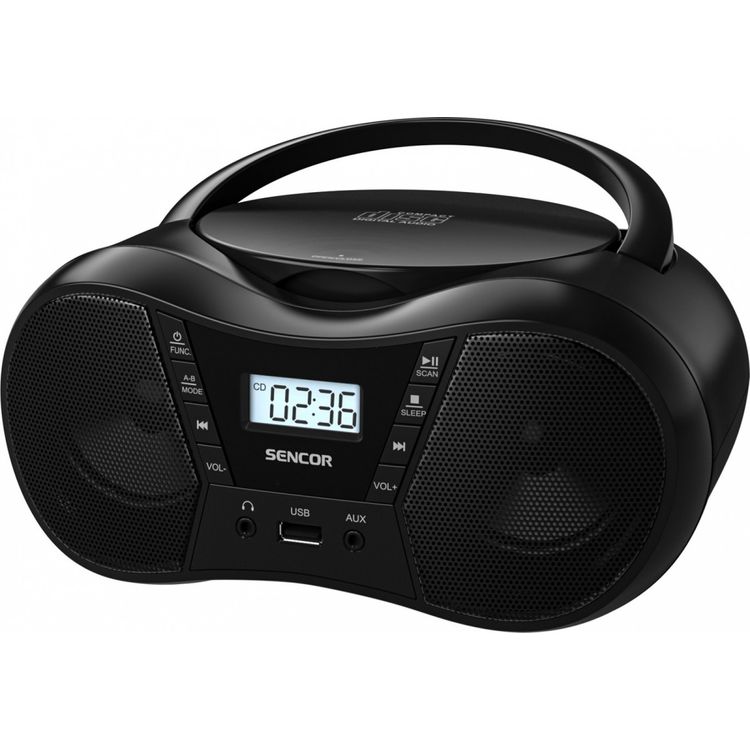 Tootefoto - Radio CD SPT 2300 BK CD/MP3/USB/BT Radio FM