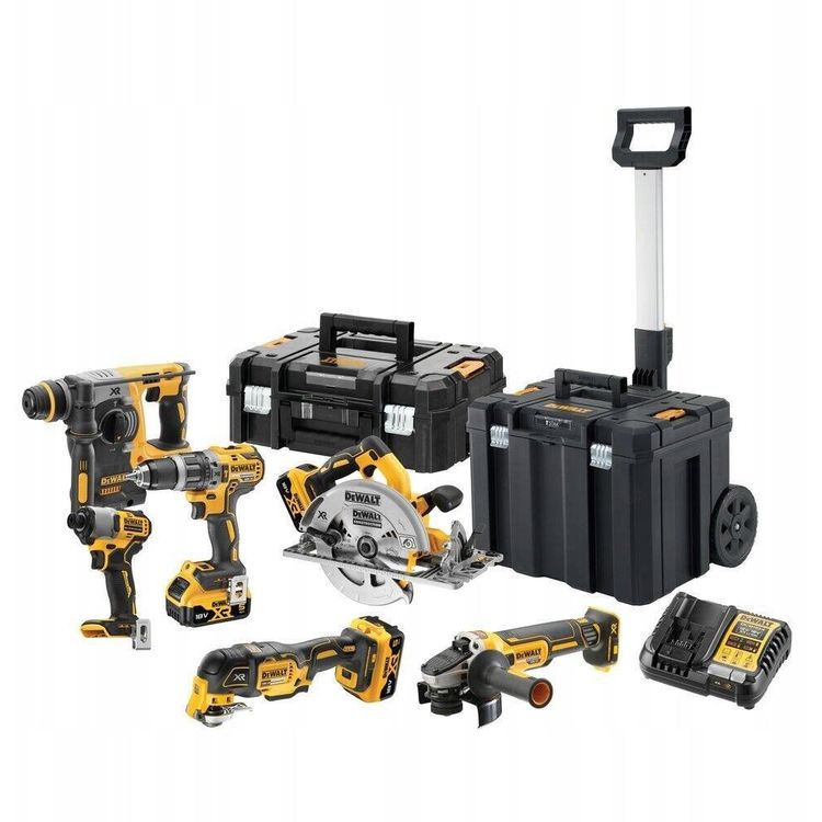 Tootefoto - DEWALT.COMBO KIT 18V DCK624P3T 6-EL. 3x5.0Ah TSTAK