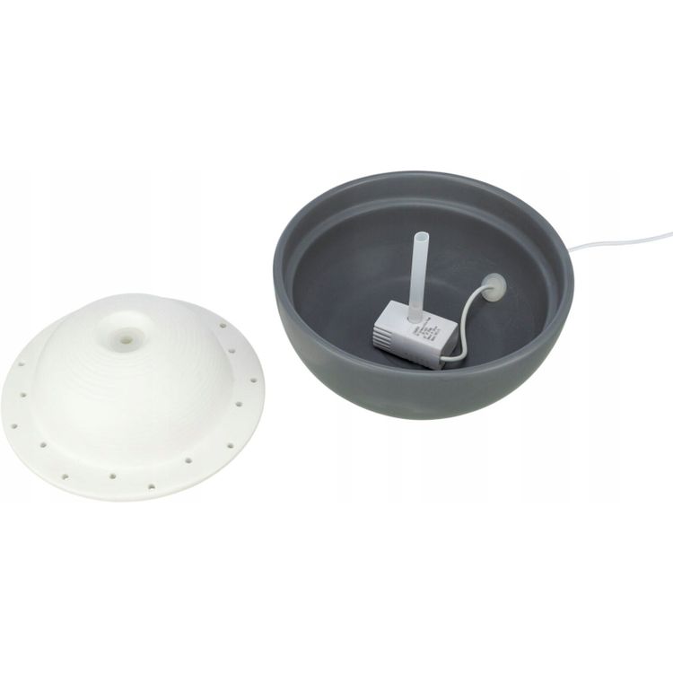 Tootefoto - Trixie elut htis kupli joogiv ljak, 1,5 l/20 10 20 cm, hall/valge