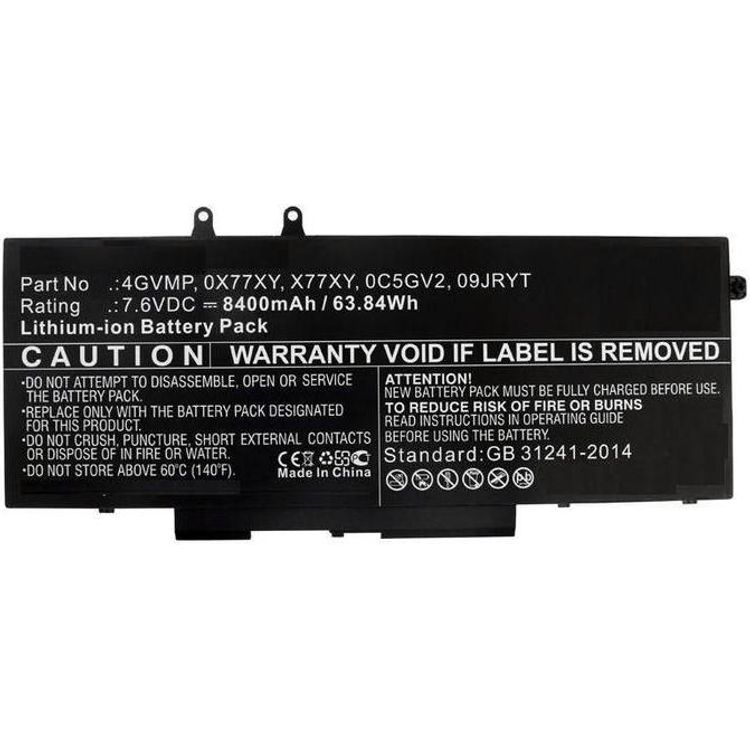 Tootefoto - CoreParts Laptop Battery 61WH Li-ion 7.6V 8000mAh C5GV2 for - Batterie - 8.000 mAh (C5GV2-CP)