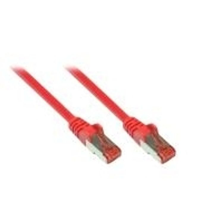 Tootefoto - Alcasa 8060-H100R v rgukaabel Punane 10 m Cat6a S/FTP (S-STP)
