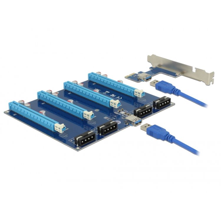 Tootefoto - DeLOCK 41427 liidesekaart/adapter Sisemine PCIe, USB 3.2 Gen 1 (3.1 Gen 1)