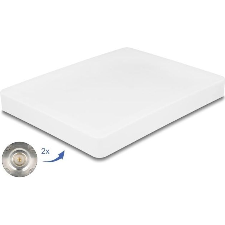 Tootefoto - Delock WiFi 6 MIMO Antenne 2 x N Buchse 8 dBi direktional Mastmontage outdoor - Adapter - Antenne/TV (90705)