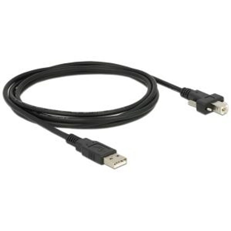 Tootefoto - DeLOCK 2m USB 2.0 USB-kaabel USB A USB B Must