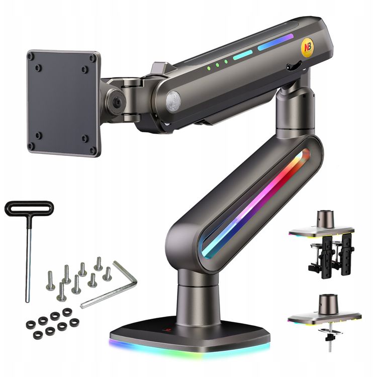 Tootefoto - F6-G RGB taustvalgustus Tugev m ngulauakinnitus suurtele 32 60-tollistele monitoridele