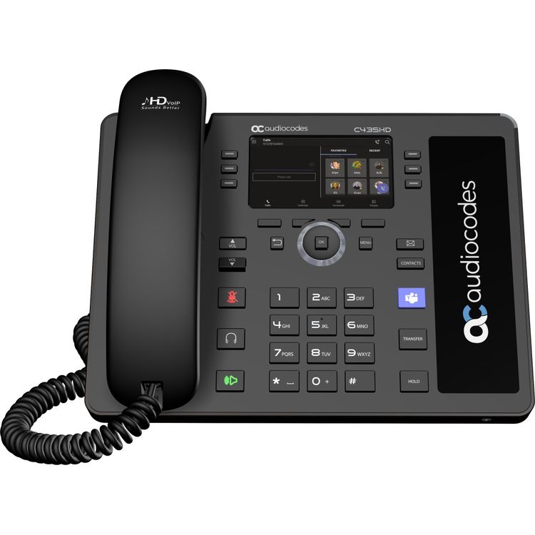 Tootefoto - AudioCodes Teams C435Hd-R IP-telefon Poe telefon