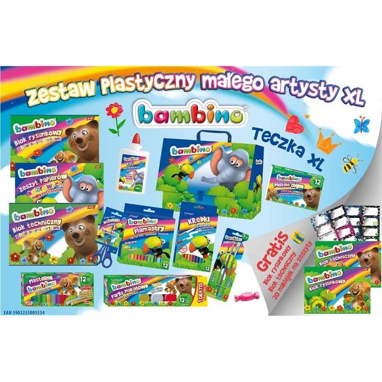Tootefoto - Bambino Little artist's art set XL BAMBINO