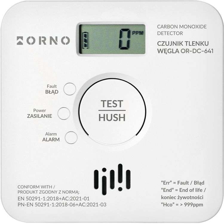 Tootefoto - Orno vingugaasiandur 2xAA, anduri eluiga 10 aastat, Tuya Smart Wi-Fi