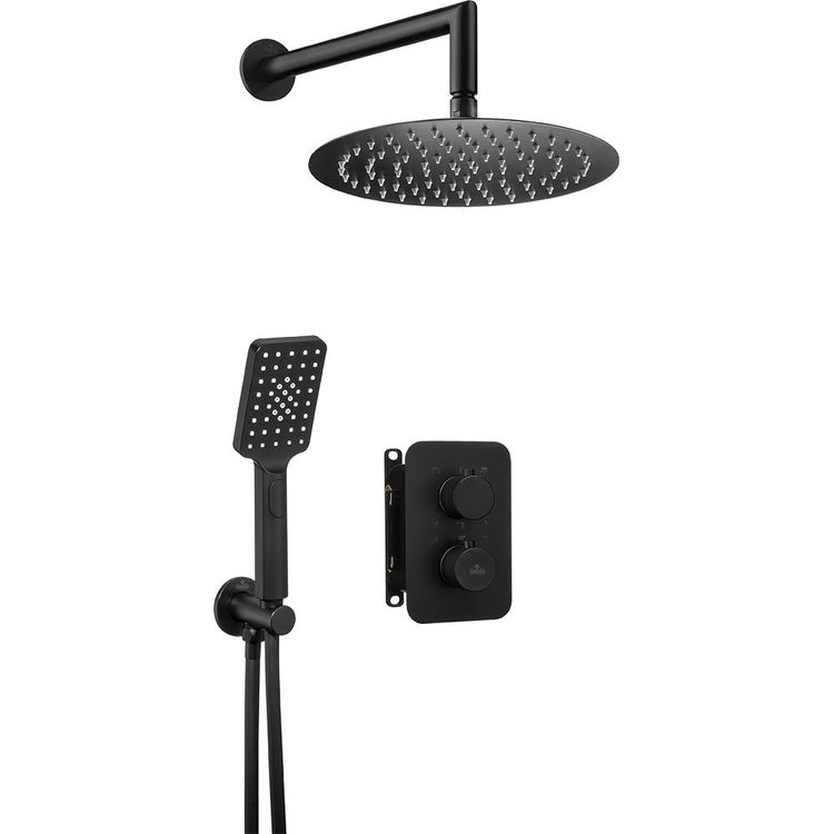 Tootefoto - Deante du ikomplekt NERO KONKREEDITUD DU IKOMPLEKT MARGA TERMOSTAATIKAKSTIGA