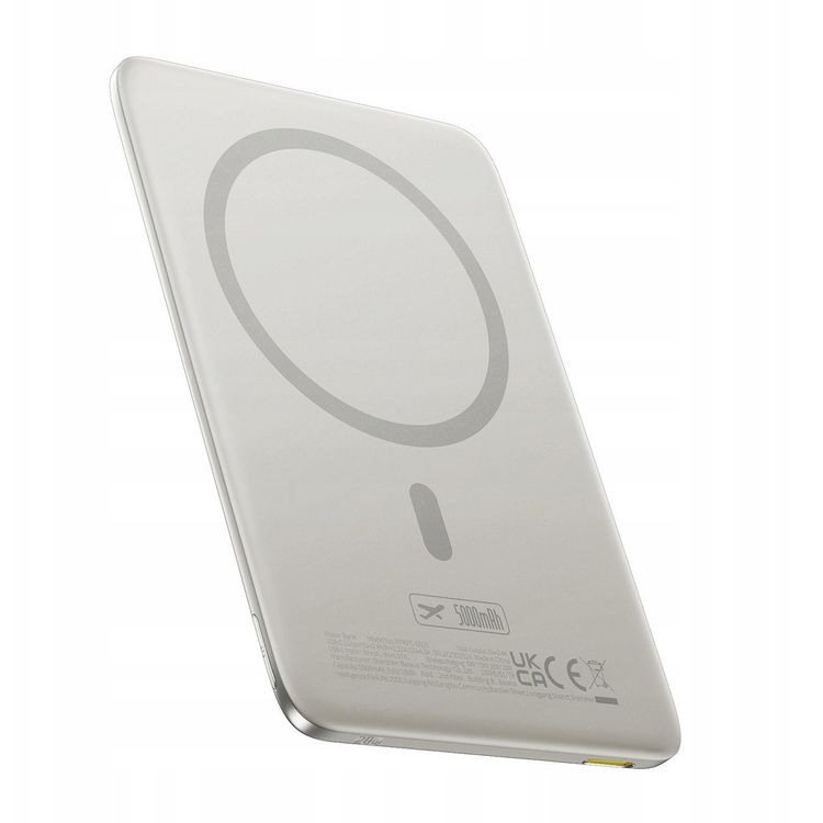 Tootefoto - Powerbank Baseus PicoGo AM41 Ultra-Slim 5000mAh 20W kompatybilny z MagSafe z kablem Bases Simple USB-C 60W 30cm - tytanowy