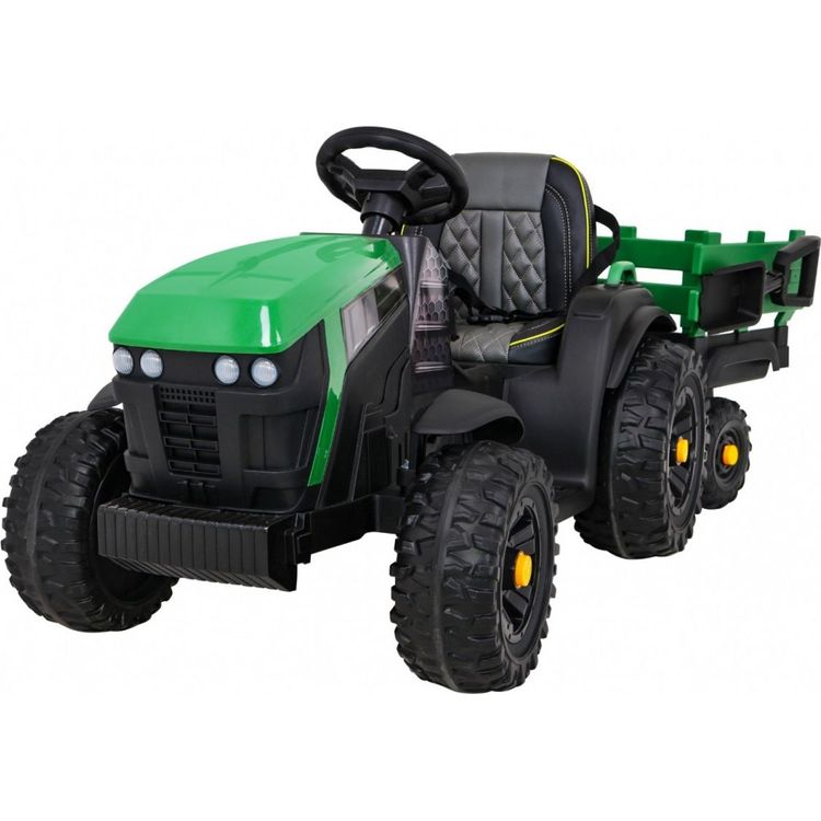 Tootefoto - 1life titaanakuga traktor koos haagisega, roheline