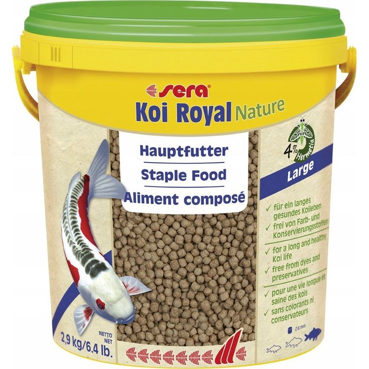 Tootefoto - Sera Koi Royal Large 10 l, granulat - pokarm postawowy dla Koi