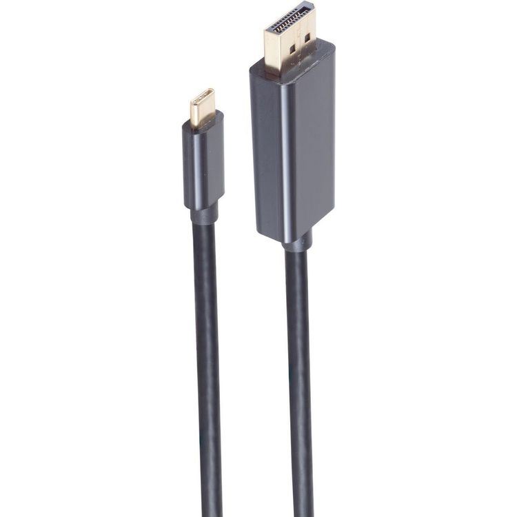 Tootefoto - shiverpeaks -BASIC-S--Displayportkabel-USB Typ C Stecker auf Displayport Stecker, 8K60Hz, 1,8m (BS10-62025)