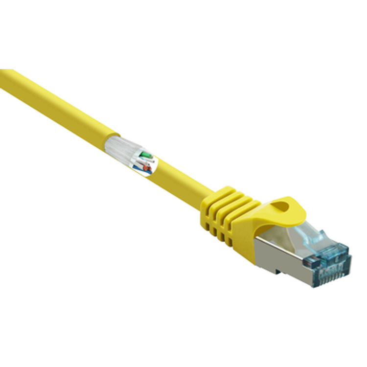 Tootefoto - Renkforce RF-5246626 v rgukaabel Kollane 0,15 m Cat6a S/FTP (S-STP)
