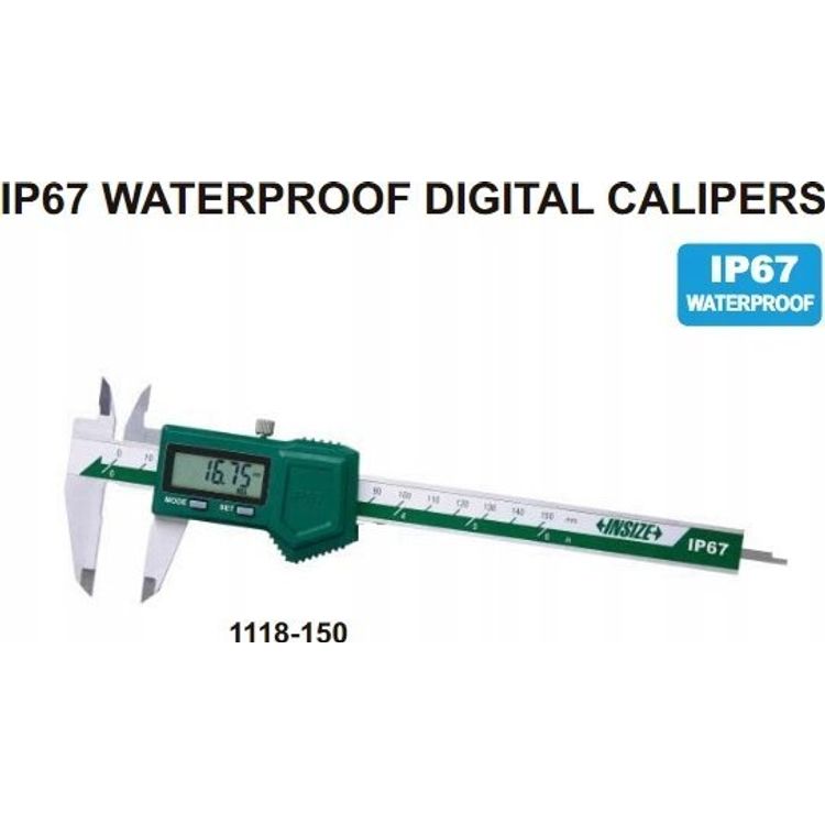 Tootefoto - Suurus CALIPER 200 NUMBRIT. 8 IP67 3V/ABS/SQ/CERT.
