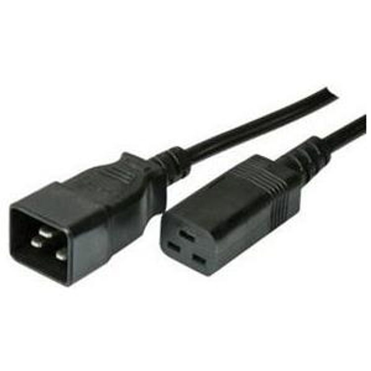 Tootefoto - shiverpeaks C19/C20 M/F 5m Must C20 pistikut C19 pistikut