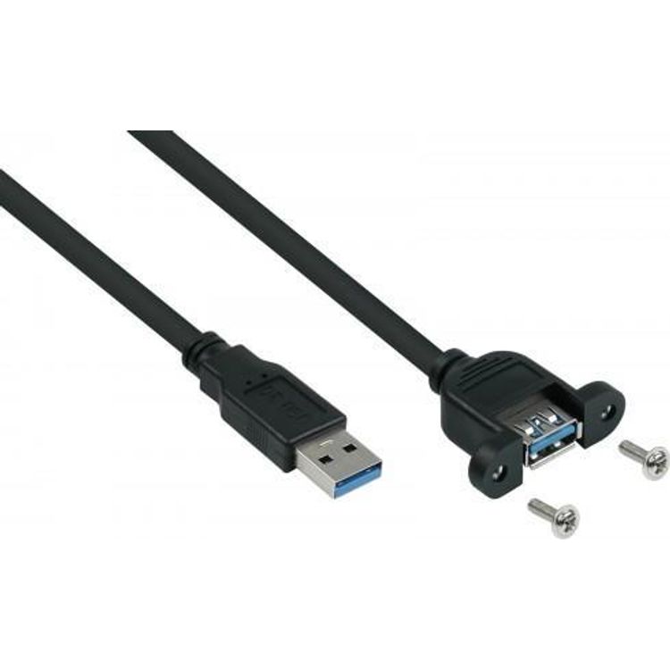 Tootefoto - Alcasa UK30P-AEA-010S USB-kaabel 1 m USB 3.2 Gen 1 (3.1 Gen 1) USB A Must