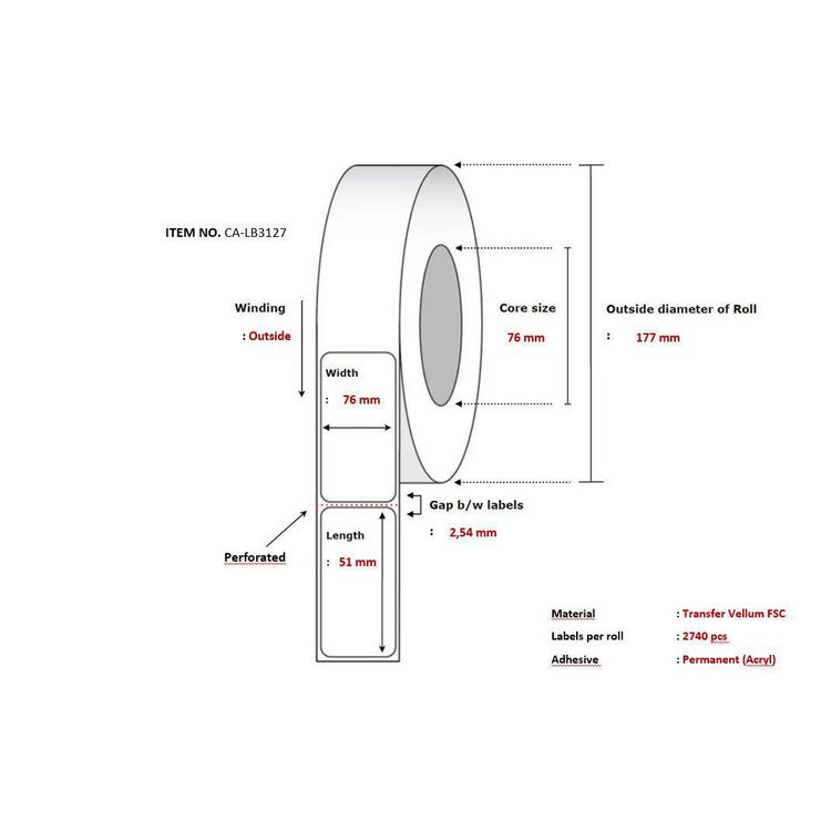 Tootefoto - Capture CA-LB3127 printerim rgis Valge