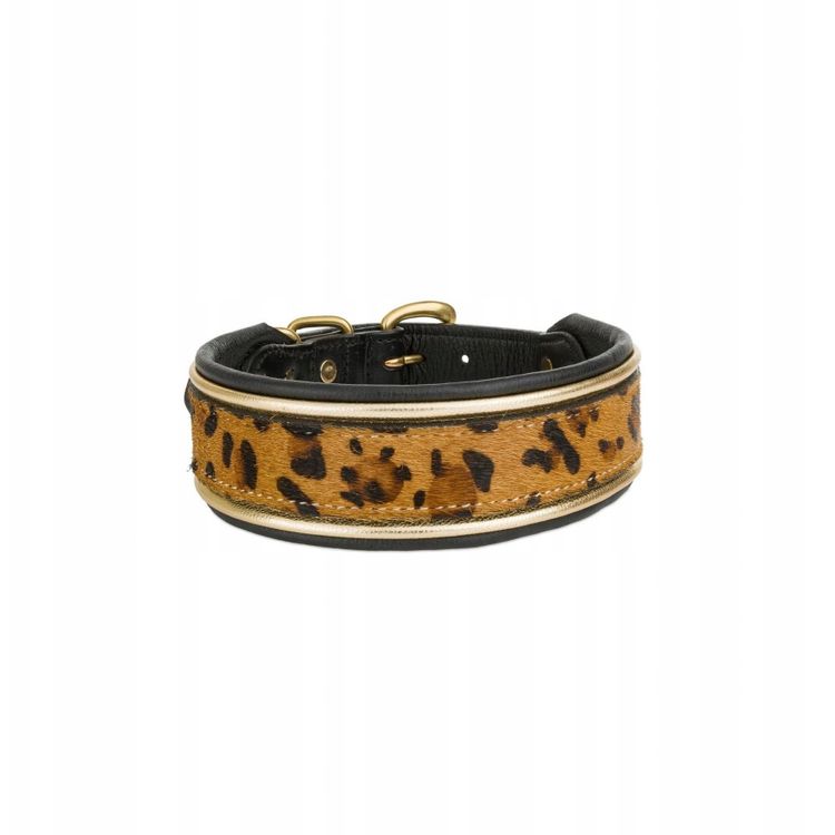 Tootefoto - Nahast krae, 37-44 cm/34 mm, panter