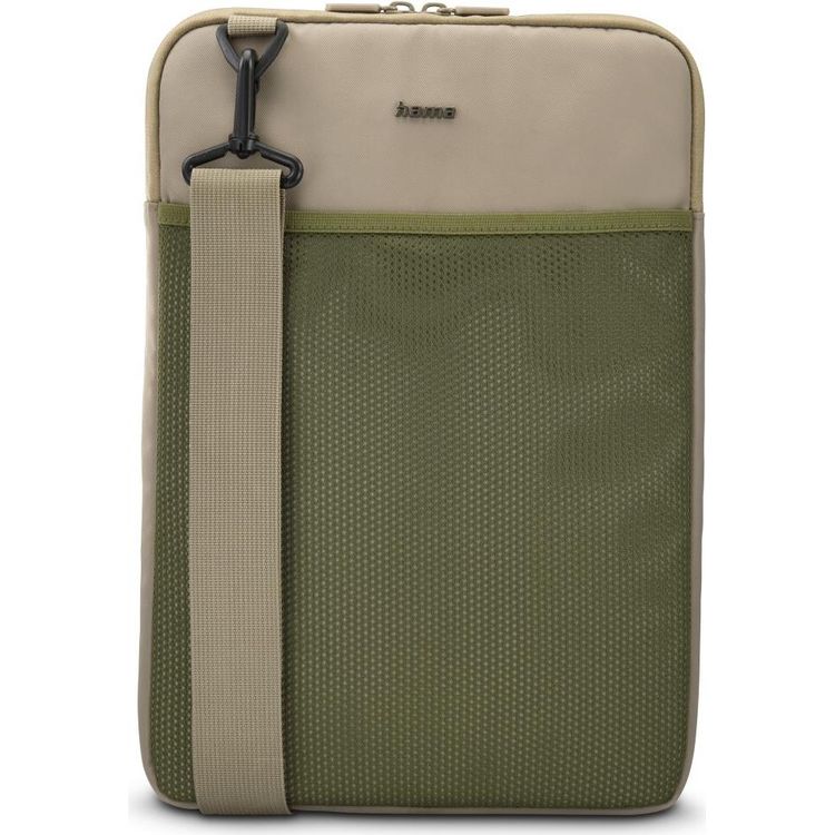 Tootefoto - Hama Laptop-/Tablet-Sleeve To Go zum Umh ngen, bis 31 cm (12,1), Beige-Gr n (00222070)