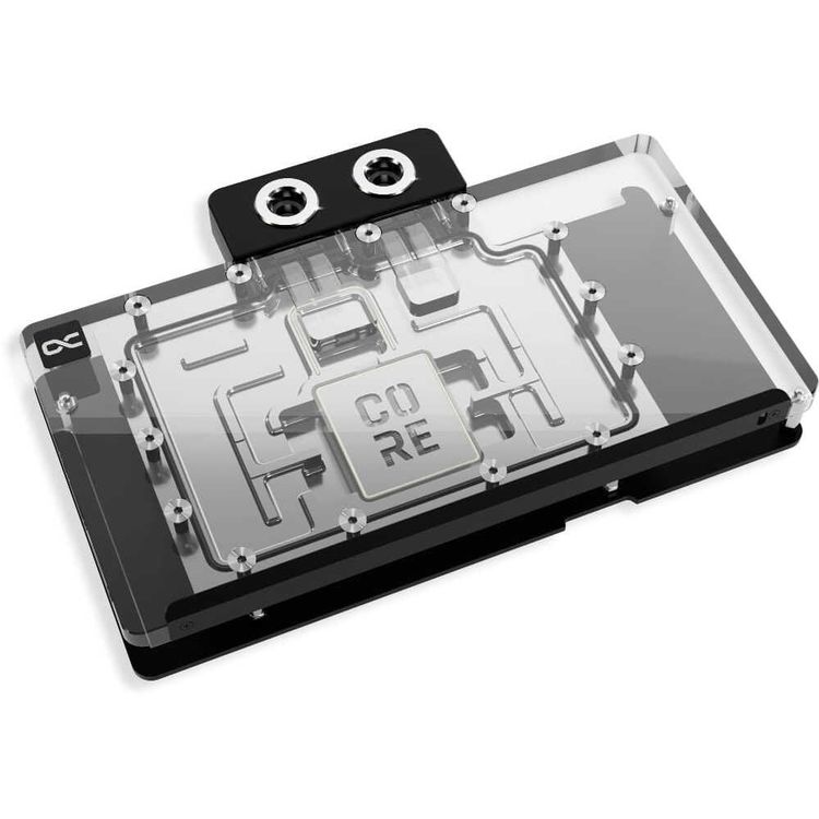 Tootefoto - Alphacool Core RX 9070 XT TUF+ Prime transparent/chrom inkl. Backplate (14779)