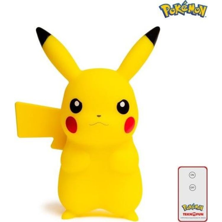 Tootefoto - Teknofun Pokmon - PIKACHU LED Unikaalne 3D LED-lamp Pikachu kujuga, 25 cm k rgune The Pokmon Company ametlik litsentsitud toode.