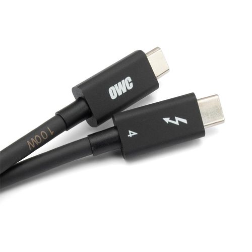 QNAP - CAB-TBT320M-40G-LINTES cable Thunderbolt 2 m 40 Gbit/s Negro