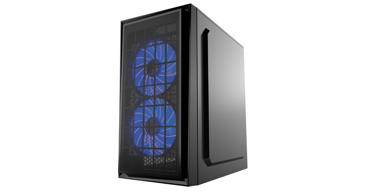 Gembird CCC-FORNAX-950B computer case Midi Tower Black, Blue 