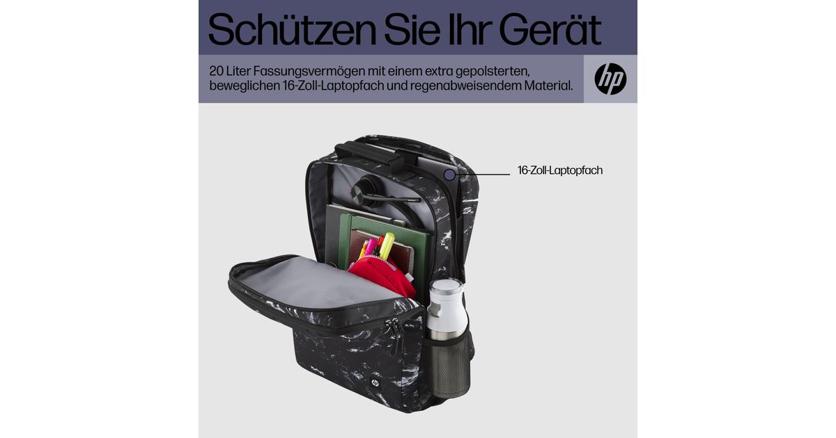 HP Campus accessories - sleeves, XL Marble MT Shop - cases Backpack Laptops Notebook IT - - equipment bags, Stone and