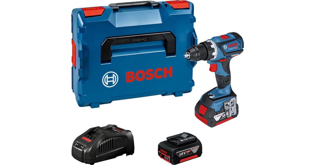 Cordless drill Bosch GSR 18V60 C, 2x5.0Ah, GAL 18V40, 0600 / 01.900