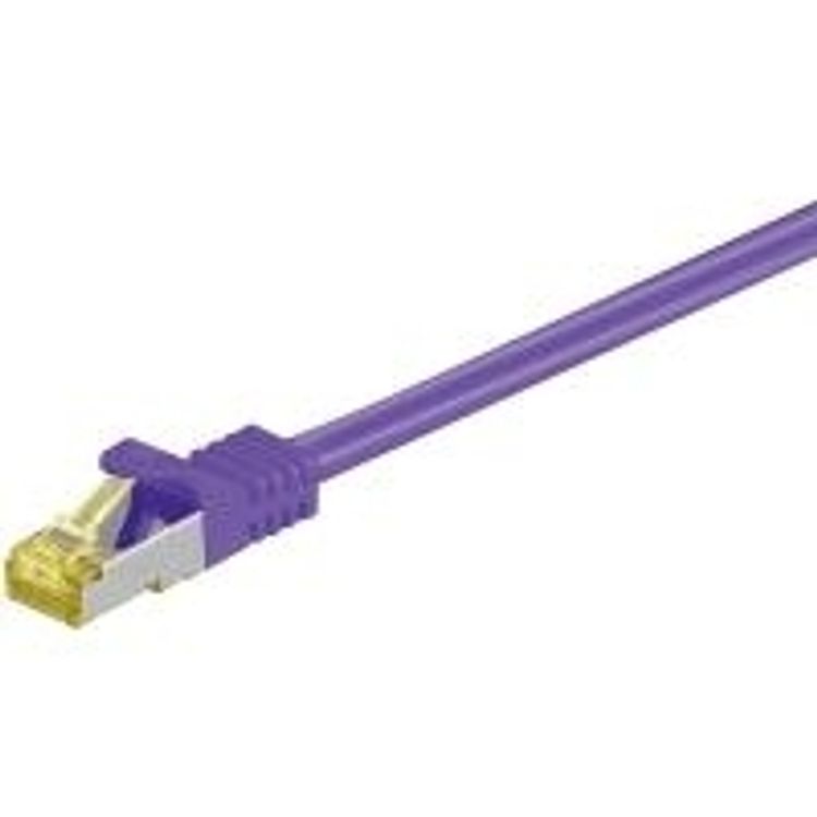 Tootefoto - Goobay RJ-45 CAT7 20m v rgukaabel Lilla S/FTP (S-STP)