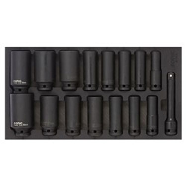 Tootefoto - Komplekt t riistak ru jaoks, 1/2, t riistakomplekt, 16 szt., sisealuse m t: 190x370 mm