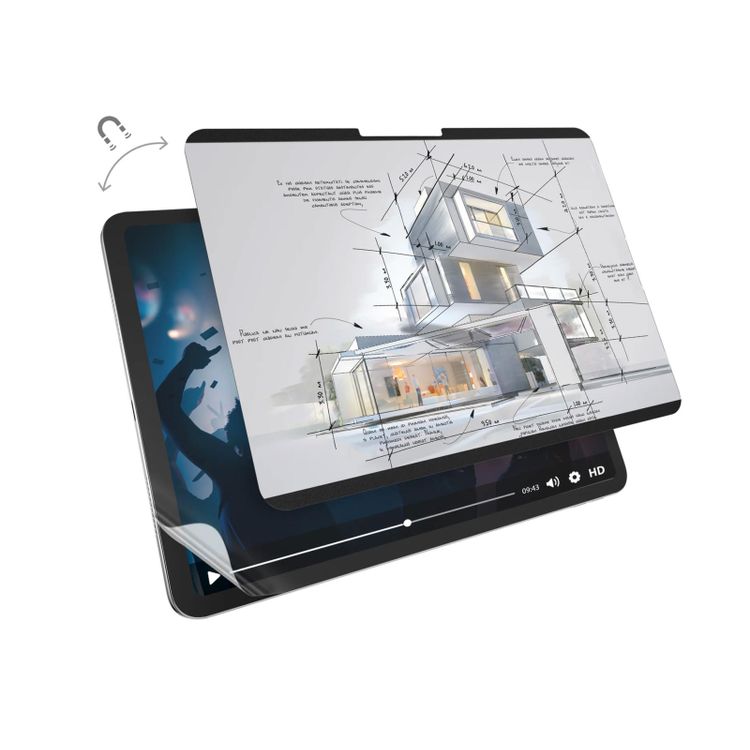 Tootefoto - MAGEASY EasyPaper Pro 2-in-1 for iPad Air 11"(Transparent)