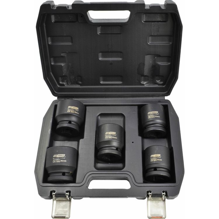 Tootefoto - AWTOOLS ZESTAW NASADEK UDAROWYCH 3/4" 5cz. BLACK LINE