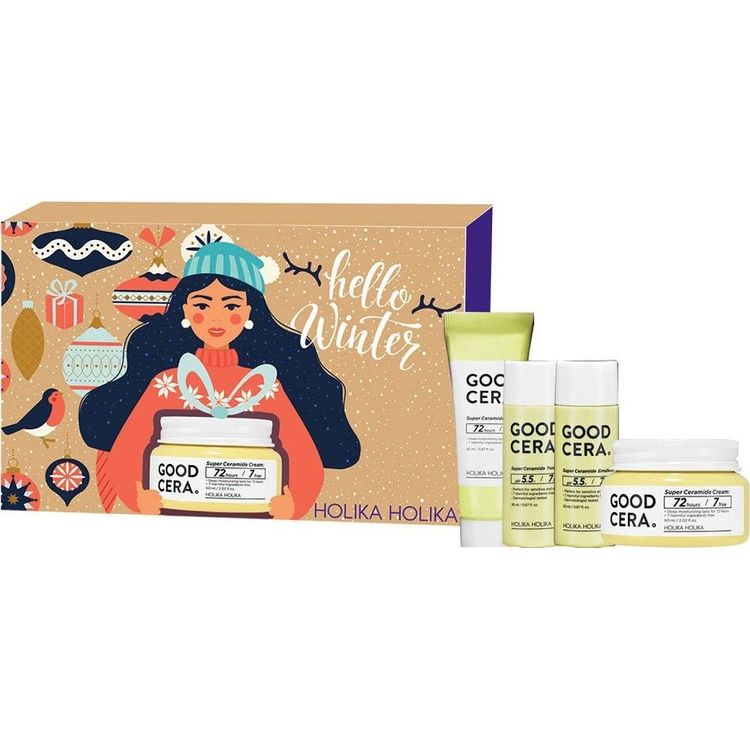 Tootefoto - Holika Holika Good Cera Super Ceramide komplekt niisutav n okreem 60 ml + niisutav n okreem 20 ml + niisutav emulsioon 20 ml + n otoonik 20 ml