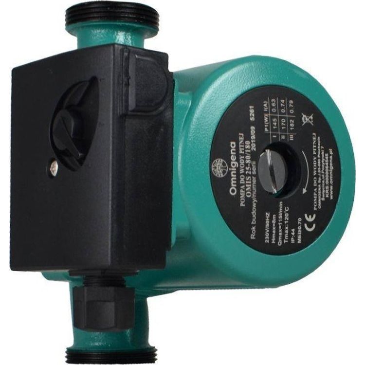 Tootefoto - Omnigena OMIS 25-80/180 tsirkulatsioonipump OMNIGENA kruvi hendustega