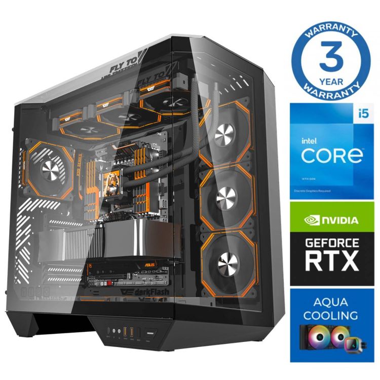 Tootefoto - INTOP AQUA i5-14400F 32GB DDR5 1TB SSD M.2 NVME+4TB RTX5070 12GB no-OS