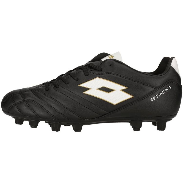 Tootefoto - Lotto LOTTO BUTY Stadio 705 FG Unisex All Black/All White 10.0 43.0