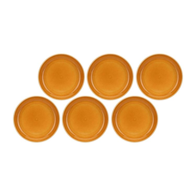 Tootefoto - ROSE&TULIPANI 6 Soup Plates Set Orange