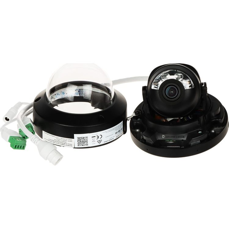 Tootefoto - Hikvision DS-2CD2143G2-LIS2U(2.8mm)(BLACK) 4 MP Acusense Smart Hybrid Light Fixed Dome Network Camera