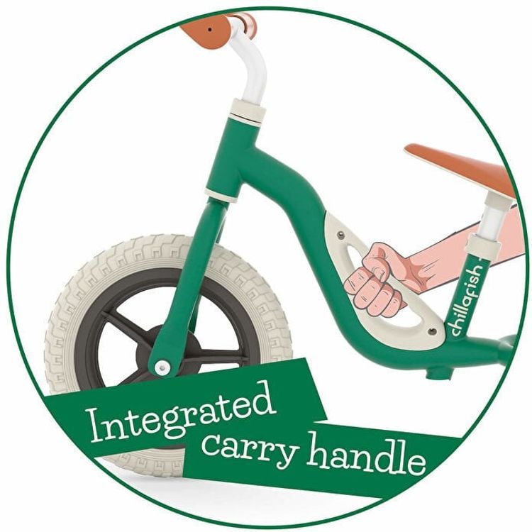 Tootefoto - New! Chillafish Charlie 10" balance bike forest from 1 5 to 4 years CPCH01FOR